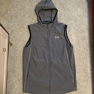 Under Armour zip up hooded tank